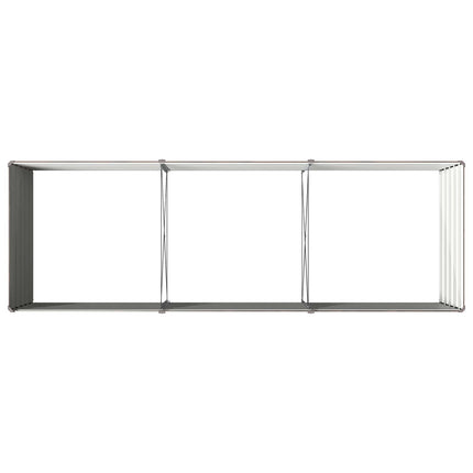 Hævet Havebed Sort 240 x 80 x 55 cm koldvalset stål