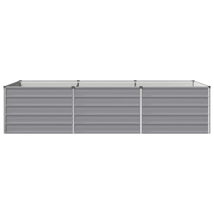 Hævet Havebed Grå 240 x 80 x 55 cm koldvalset stål