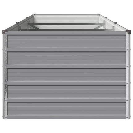 Hævet Havebed Grå 240 x 80 x 55 cm koldvalset stål