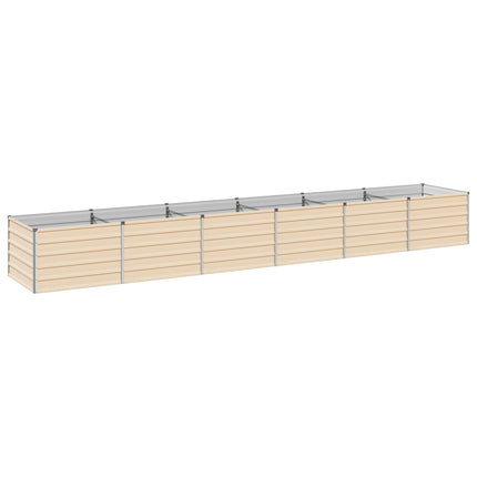 Hævet Havebed Elfenben 480 x 80 x 55 cm koldvalset stål