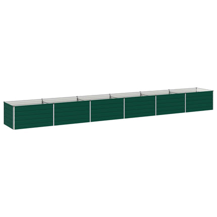 Hævet Havebed Grøn 600 x 80 x 55 cm koldvalset stål