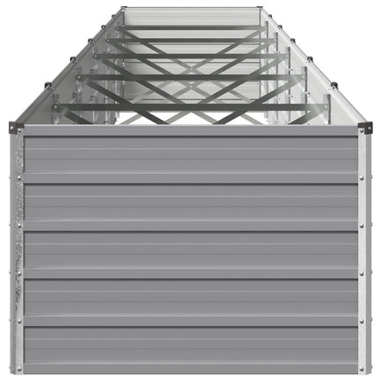 Hævet Havebed Grå 600 x 80 x 55 cm koldvalset stål