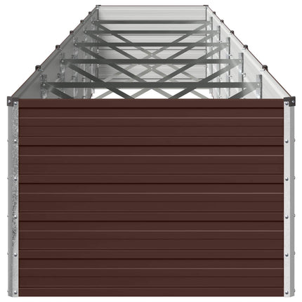 Hævet Havebed Brun 600 x 80 x 55 cm koldvalset stål