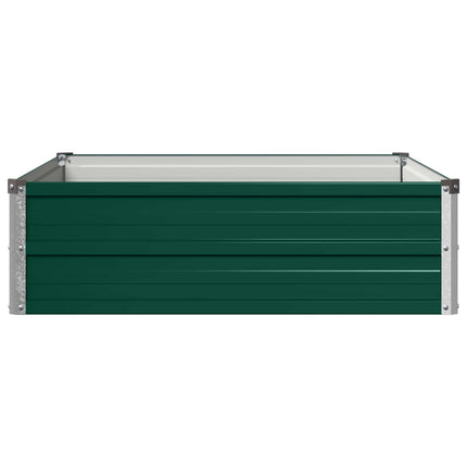 Hævet Havebed Grøn 100 x 80 x 24 cm koldvalset stål