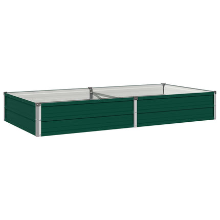 Hævet Havebed Grøn 160 x 80 x 24 cm koldvalset stål
