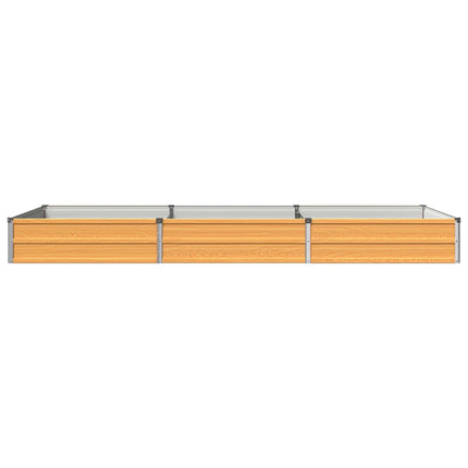 Hævet Havebed Naturfarvet 240 x 80 x 24 cm koldvalset stål