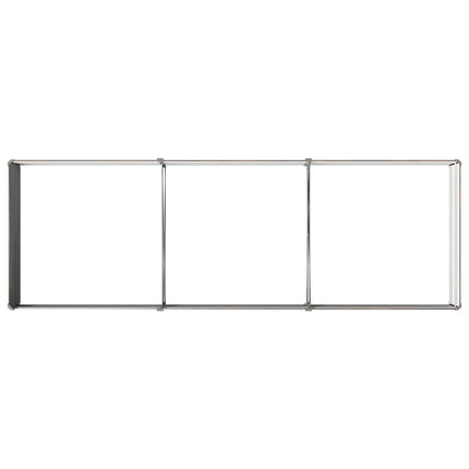 Hævet Havebed Sort 240 x 80 x 24 cm koldvalset stål