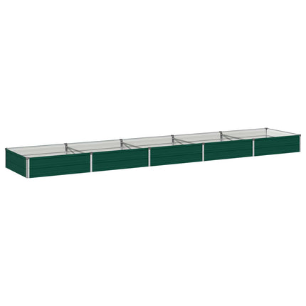 Hævet Havebed Grøn 400 x 80 x 24 cm koldvalset stål
