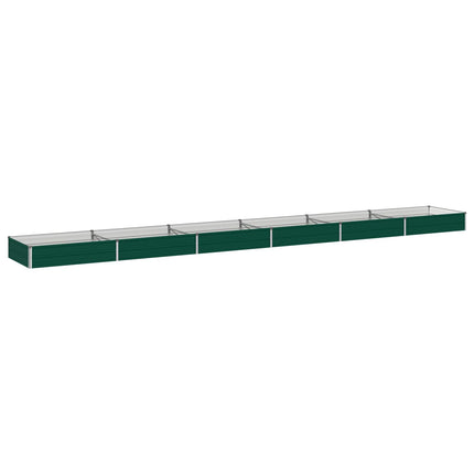 Hævet Havebed Grøn 600 x 80 x 24 cm koldvalset stål