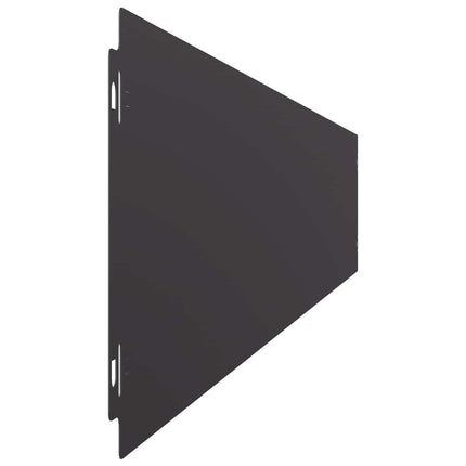 Plænekant 30 pcs 15 x 103 cm Stål Sort