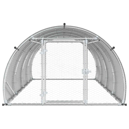 Kyllingehus Sølv 400 x 150 x 100 cm Galvaniseret stål