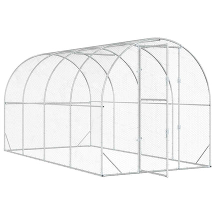 Kyllingehus Sølv 400 x 200 x 200 cm Galvaniseret stål