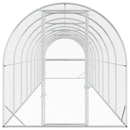 Kyllingehus Sølv 1000 x 200 x 200 cm Galvaniseret stål