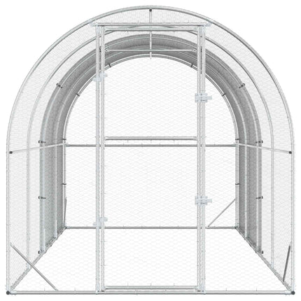 Kyllingehus Sølv 400 x 200 x 200 cm Galvaniseret stål