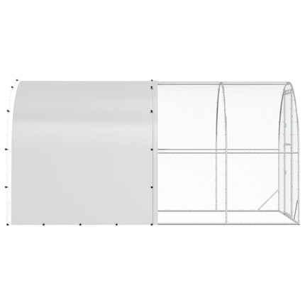 Kyllingehus Sølv 400 x 200 x 200 cm Galvaniseret stål