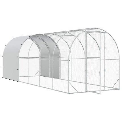 Kyllingehus Sølv 600 x 200 x 200 cm Galvaniseret stål