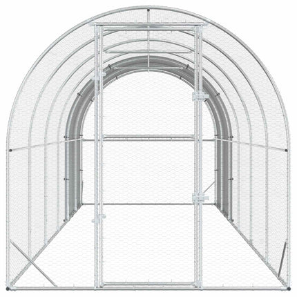 Kyllingehus Sølv 600 x 200 x 200 cm Galvaniseret stål