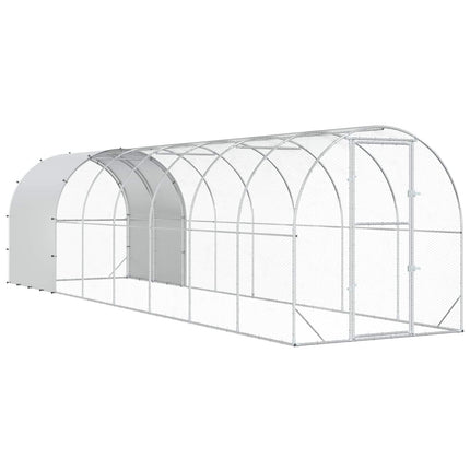 Kyllingehus Sølv 800 x 200 x 200 cm Galvaniseret stål