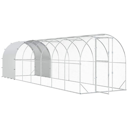Kyllingehus Sølv 800 x 200 x 200 cm Galvaniseret stål