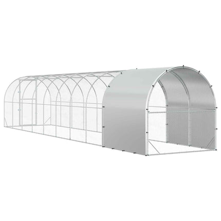 Kyllingehus Sølv 1000 x 200 x 200 cm Galvaniseret stål