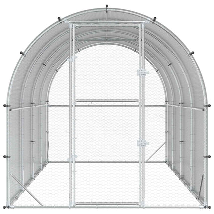 Kyllingehus Sølv 400 x 200 x 200 cm Galvaniseret stål