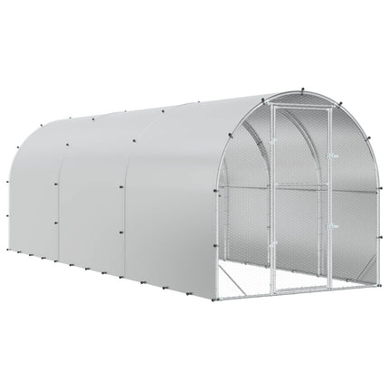 Kyllingehus Sølv 600 x 200 x 200 cm Galvaniseret stål