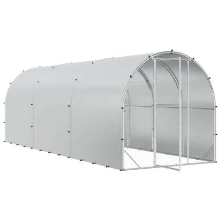 Kyllingehus Sølv 600 x 200 x 200 cm Galvaniseret stål