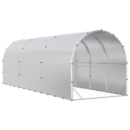 Kyllingehus Sølv 600 x 200 x 200 cm Galvaniseret stål