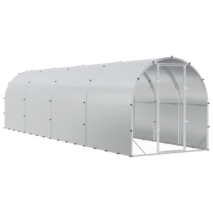 Kyllingehus Sølv 800 x 200 x 200 cm Galvaniseret stål