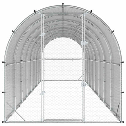 Kyllingehus Sølv 800 x 200 x 200 cm Galvaniseret stål