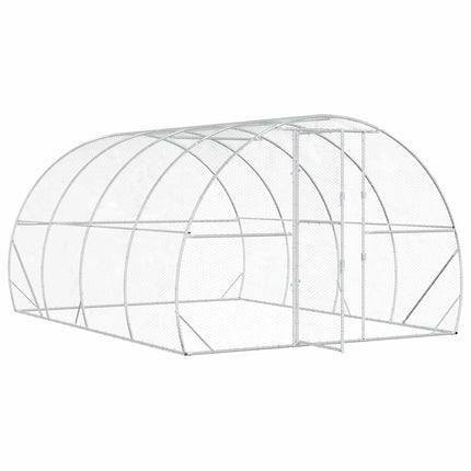 Kyllingehus Sølv 400 x 300 x 200 cm Galvaniseret stål