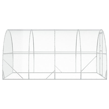 Kyllingehus Sølv 400 x 300 x 200 cm Galvaniseret stål