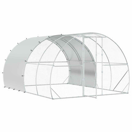 Kyllingehus Sølv 400 x 300 x 200 cm Galvaniseret stål