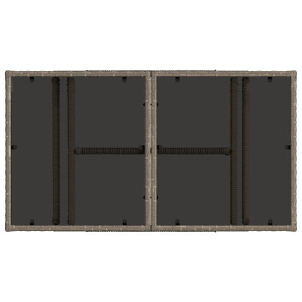 Havesofa Sæt 12 stk. Grå polyrattan