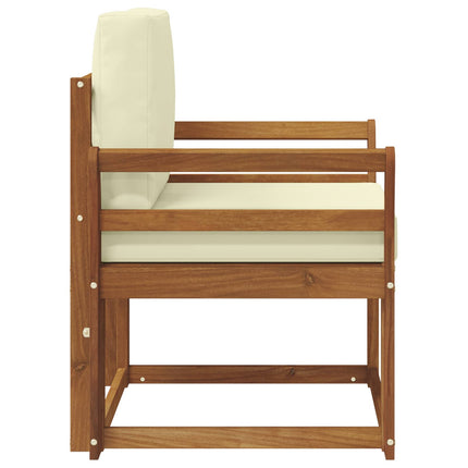 Udendørs sofa Soli Akacietræ og polyester Naturfarvet