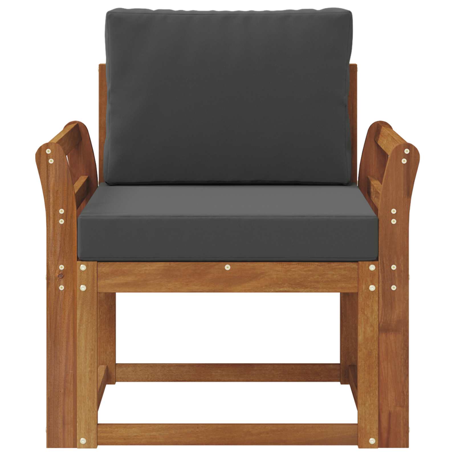 Udendørs sofa Soli Akacietræ og polyester Naturfarvet