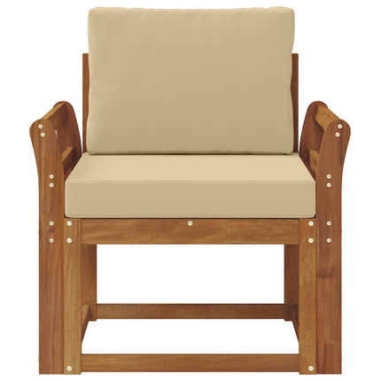 Udendørs sofa Soli Akacietræ og polyester Naturfarvet