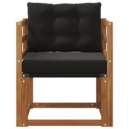 2 Stk Udendørs sofa Massivt Akacietræ Naturfarvet