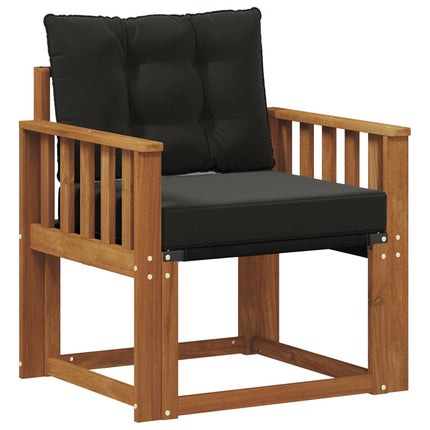 2 Stk Udendørs sofa Massivt Akacietræ Naturfarvet