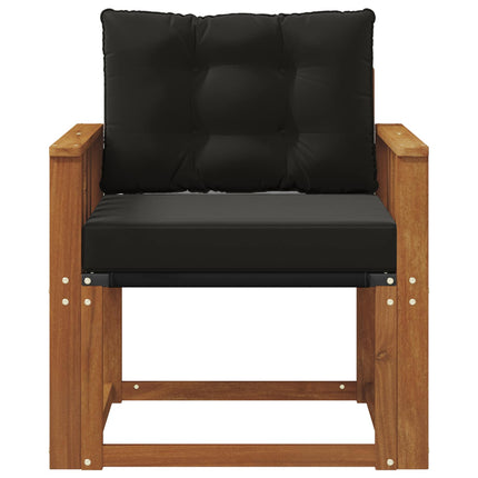 2 Stk Udendørs sofa Massivt Akacietræ Naturfarvet