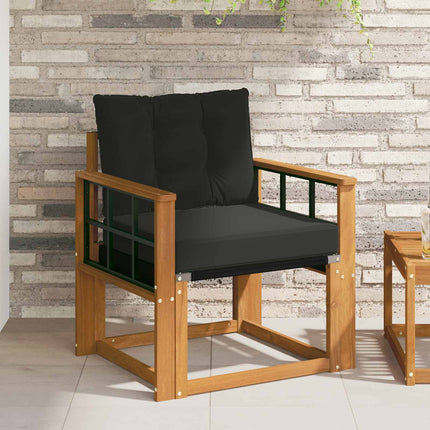 2 Stk Udendørs sofa Massivt Akacietræ Naturfarvet