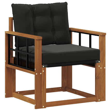 2 Stk Udendørs sofa Massivt Akacietræ Naturfarvet