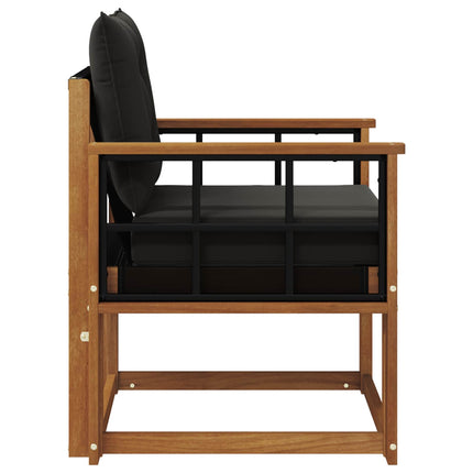 2 Stk Udendørs sofa Massivt Akacietræ Naturfarvet