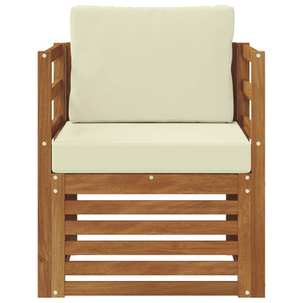 Udendørs sofa Soli Akacietræ og polyester Naturfarvet