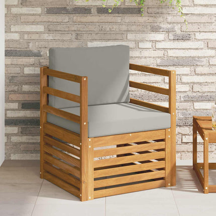 Udendørs sofa Soli Akacietræ og polyester Naturfarvet