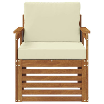 Udendørs sofa Soli Akacietræ og polyester Naturfarvet