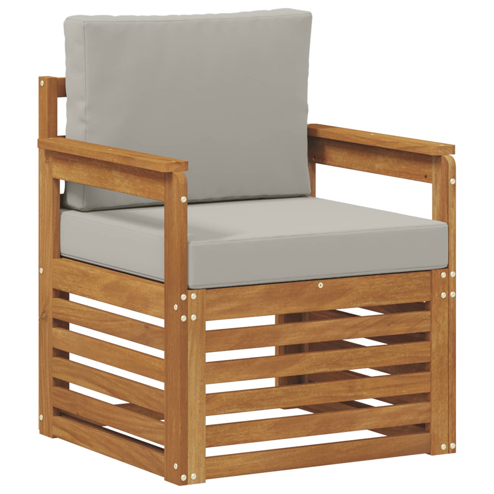 Udendørs sofa Soli Akacietræ og polyester Naturfarvet