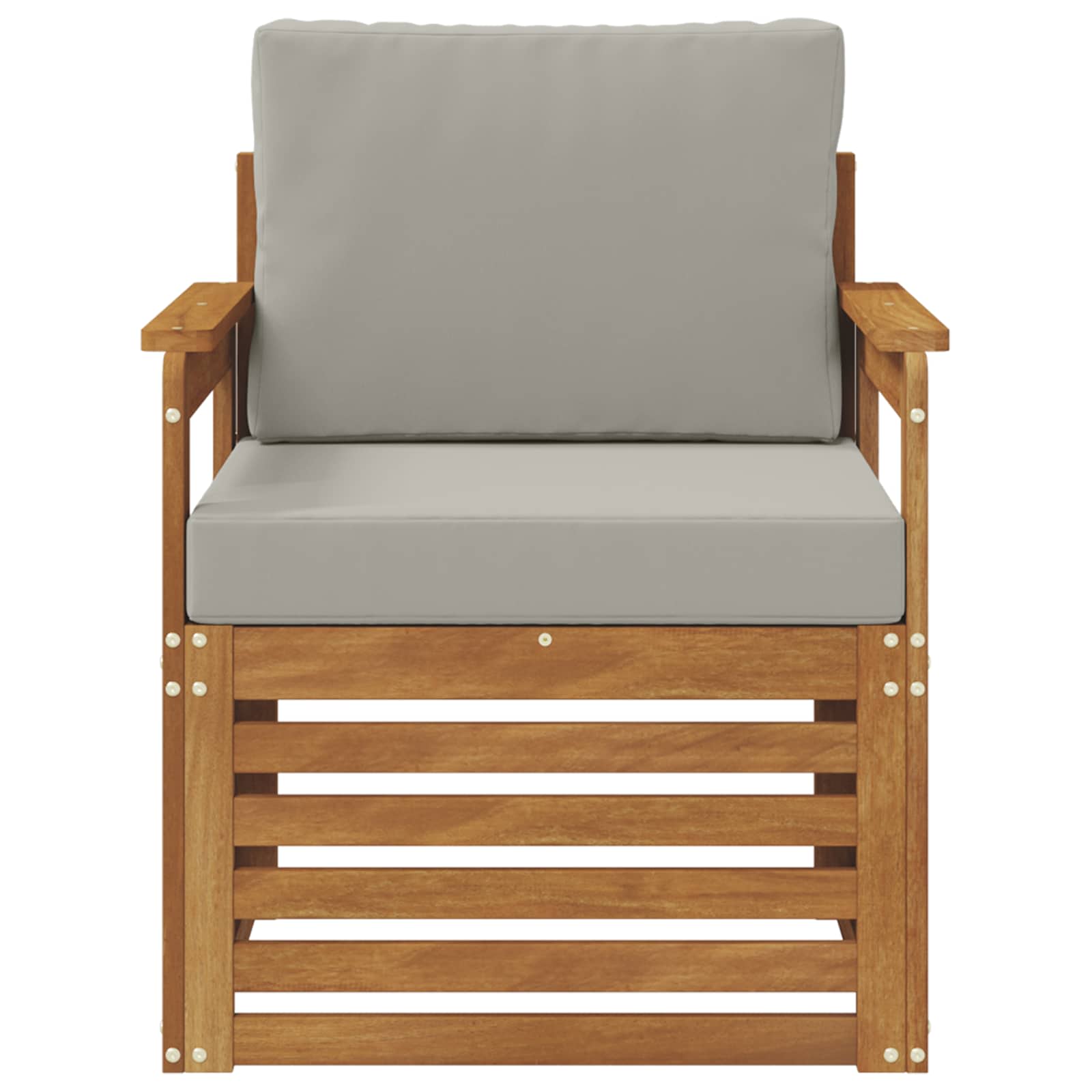 Udendørs sofa Soli Akacietræ og polyester Naturfarvet