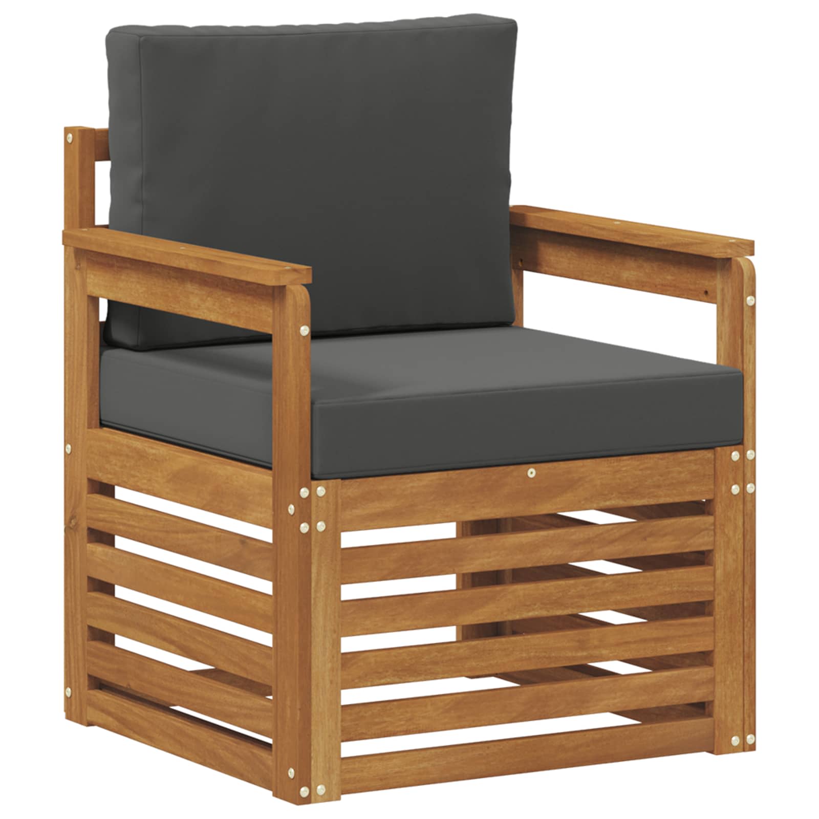Udendørs sofa Soli Akacietræ og polyester Naturfarvet