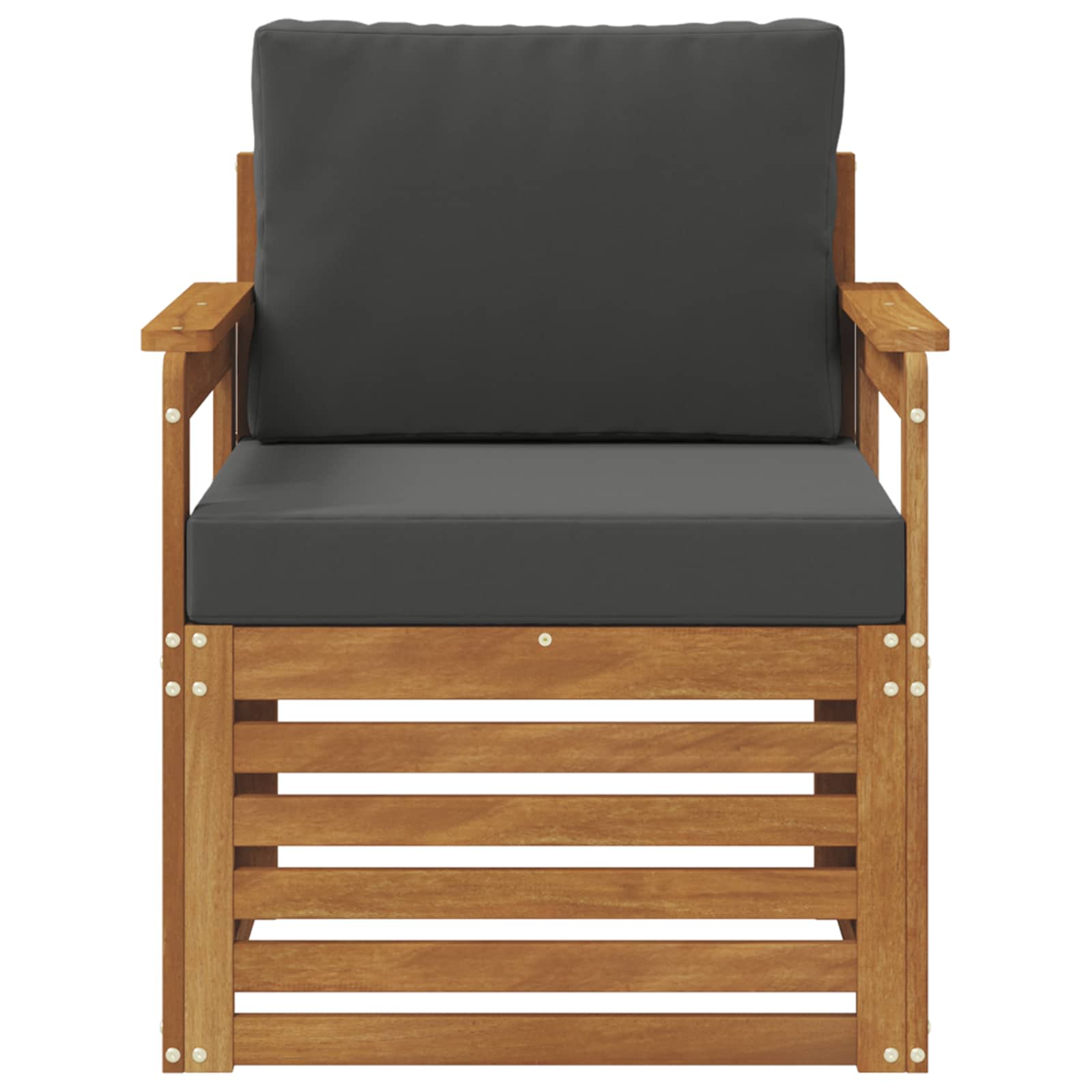 Udendørs sofa Soli Akacietræ og polyester Naturfarvet